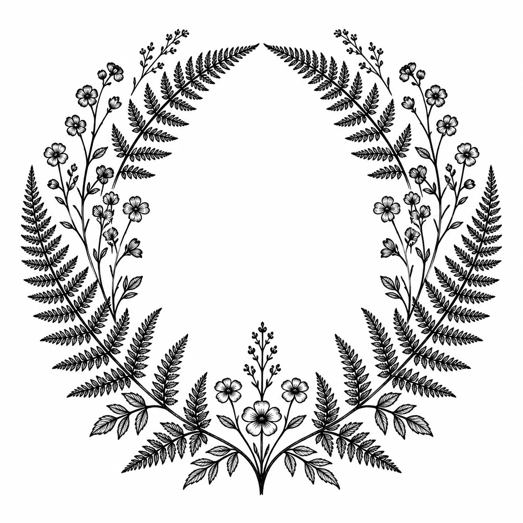 Blackwork tattoo detail with high-contrast edges suited for stencil transfer